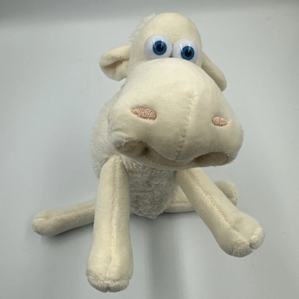 VTG Serta Mattress #1 Counting Sheep Plush Stuffed Animal 2000 Curto Toy White‎